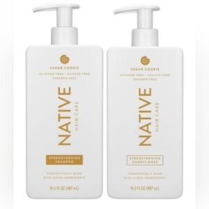 Native Limited Edition Sugar Cookie Set: Strengthening Shampoo and Conditioner.